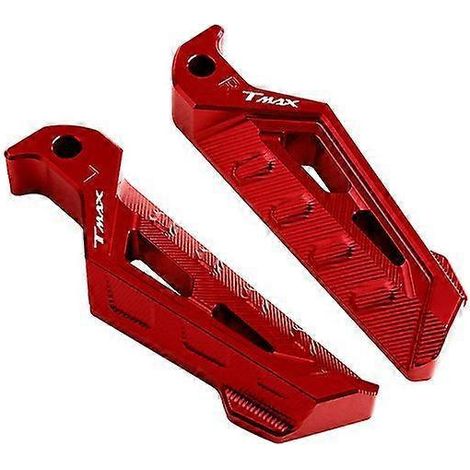 Für Yamaha 530 530 DS DX Motorradzubehör CNC-gefräste Aluminium-Fußrasten für den Sozius – Rot