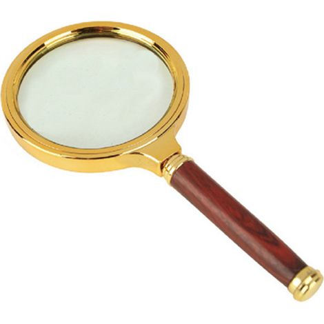 Loupe à main 10X compacte et portable pour lecture de journaux, évaluation de bijoux, idéale pour personnes âgées (1/5)