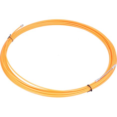 Tire-fil de 25 m (82 pi) orange pour passage de câble à travers les murs, pour combles, vides sanitaires et sous-sols. (1/5)