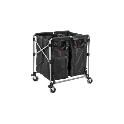 Chariot à linge 2x100L - EMGA (1/5)