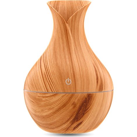 Difusor de aroma ultrasónico de 130 ml, humidificador silencioso para habitaciones con control remoto para dormitorio, yoga y viajes. (1/5)