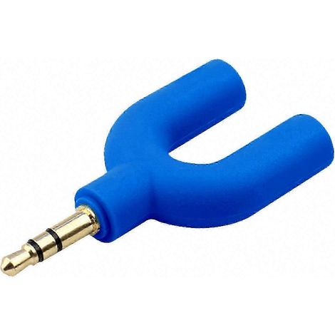 Adaptateur jack 3,5 mm (1 mâle vers 2 femelles) pour un partage rapide (1/5)