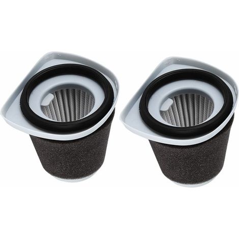 Filtre de remplacement pour aspirateur balai Haier ZL601R/ZL601A - ABS et mousse - 2 filtres pour un air pur (1/5)