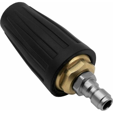 Buse Rotative Haute Pression - 3600 PSI - Raccord Rapide 1/4 Pouces - Pour Nettoyeurs Haute Pression Eau Froide - Lot de 1 (1/5)