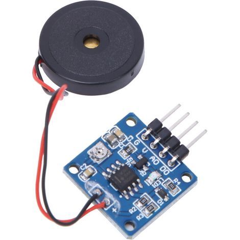 Capteur de Vibration Piézoélectrique 5V DC Module Interrupteur à Tapotement Sortie Numérique/Analogique (1/5)