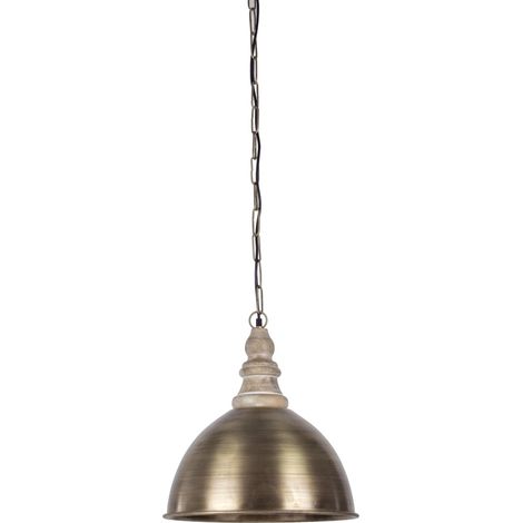 Lampadario "Zurine" in acciao 41x45