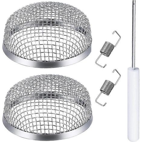 Compatible avec les couvercles de ventilation de cuisinière de VR en acier inoxydable de 2,8 pouces (paquet de 2), résistant aux insectes, à l'humidité et aux intempéries. (1/5)