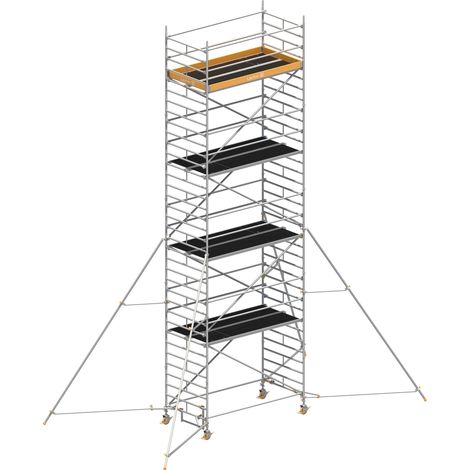 Layher Rollgerüst Uni Breit P2 mit Gerüststützenlänge 5,0m, 10,20m AH (1/4)