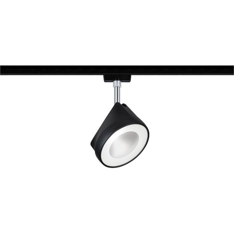 Luminaire sur rail haute tension Paulmann URail LED intégrée 14 W LED noir (mat), chrome (1/5)