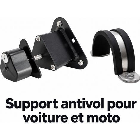 Support de fixation moto avec antivol pour jerrican de carburant secondaire réf 5478 1,9 kg – Livraison gratuite