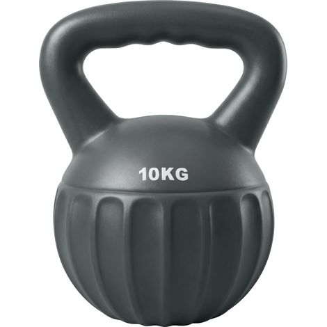 SPORTNOW Kettlebell with Non-Slip Handle 10 kg Grey (1/5)