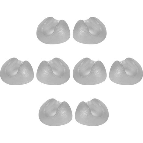 Patins pour Pieds de Chaise et Table 8pcs Antidérapants en Caoutchouc Faciles à Installer Protection pour Sols la Maison Librairie (1/5)