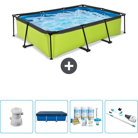 Exit Pool Rechteckig - 300x200x65 cm - 5-teilig SCB5 (1/4)