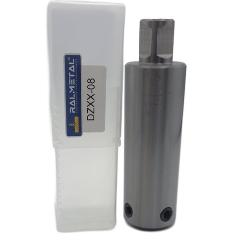 Extensión de 123 mm para brocas de trepanación Weldon de 19,05 mm (3/4 de pulgada) - Piloto de 7,98 mm (1/4)