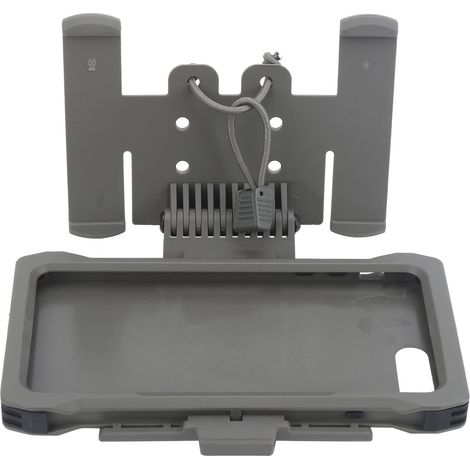 Schutzhülle im Outdoor-Westen-Stil mit Ständer für iPhone 7/8 Plus, beige (1/5)
