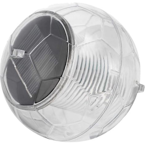 Lampe solaire flottante LED pour piscine et jardin, compacte et étanche, idéale pour les fontaines de piscine.