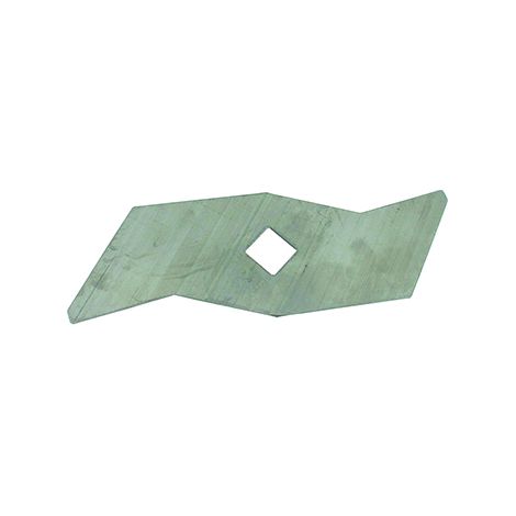 Cuchillo de scarificador adaptable para modelos Al-ko Welle, Elv1300, Topgarden 4000e - L: 156mm, ø: 14,3mm. Reemplaza original: 5