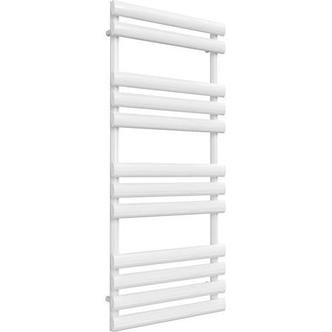 Reina Arbori Designer Heated Towel Rail 1130mm H x 500mm W White (1/3)