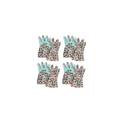 4 paires de gants de jardin avec picots en PVC pour nettoyer le jardin, désherber, planter, arroser (Style 1) (1/5)