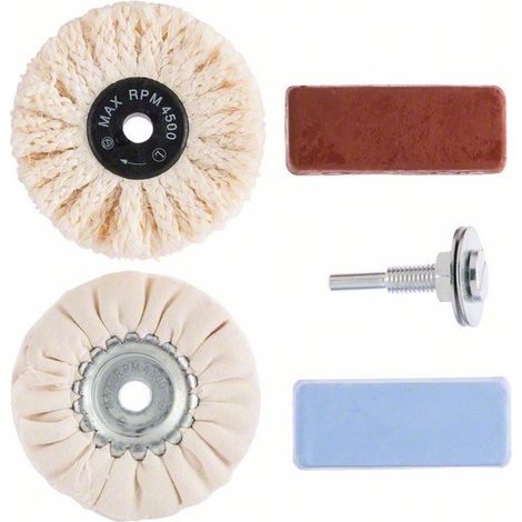Bosch 2609256556 Lija de laminillas para taladros set pulido DIY