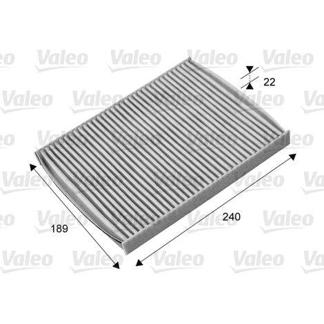 Filtre, air de l'habitacle Valeo 715661 FORD 1566997 1701022 2092404 2092437