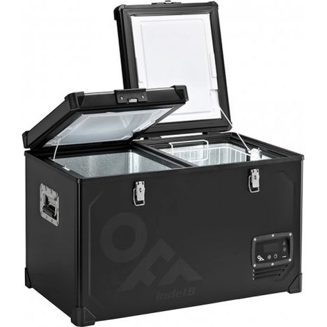 Glacière Electrique à Compression INDEL B STEEL TB65DD BLACK - Vesna