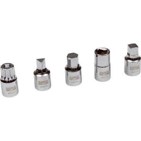 Douille 3/8'' pour vidange Bahco BE621708 4 pans 8mm (1/2)