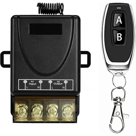 433 MHz Hochleistungs-Fernbedienung für Pumpen – Fern ON/OFF-Steuerung, breite Spannung 85–260 V, Kit mit A/B-Tasten-lsw