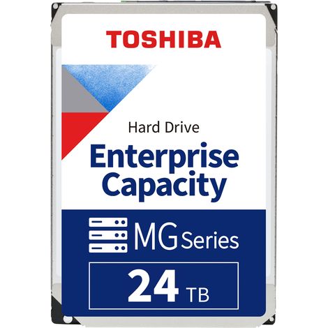 TOSHIBA MG11 MAMR (3,5'', 24TB, 1024MB, 7200RPM, SATA), SKU: HDEB034GEA51F