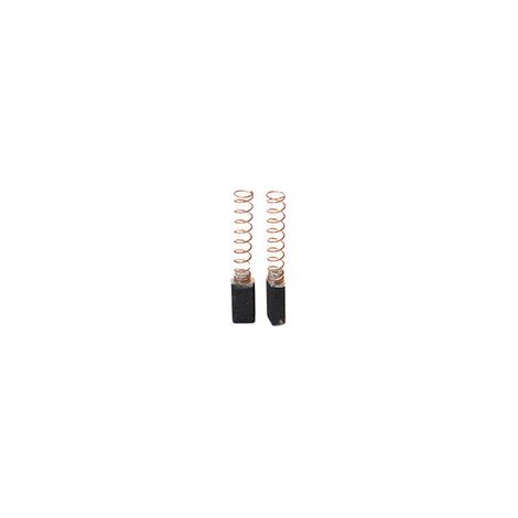 Juego de 2 carbones adaptables para AEG - Atlas Copco. Dimensiones: 5 x 8 x 15 mm.
