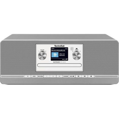 TechniSat DIGITRADIO 372 CD IR, silber Internet CD-Radio DAB+, FM Anthrazit, Silber (1/5)