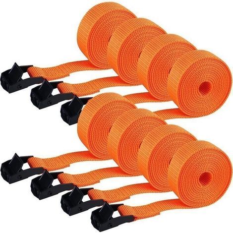 Zurrgurte – Nicht spezifiziert – 8er-Pack – 2 m – 250 kg – Schnalle aus Zinklegierung (1/4)
