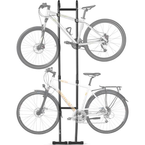 Support de Rangement pour 2 Vélos, Support Vélo Vertical Autoportant (1/5)