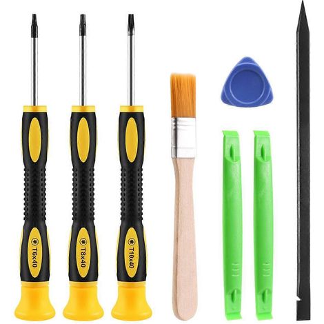 Kit de 8 tournevis Torx T8, T6, T10 et H35 pour l'ouverture et la réparation de vis. (1/4)