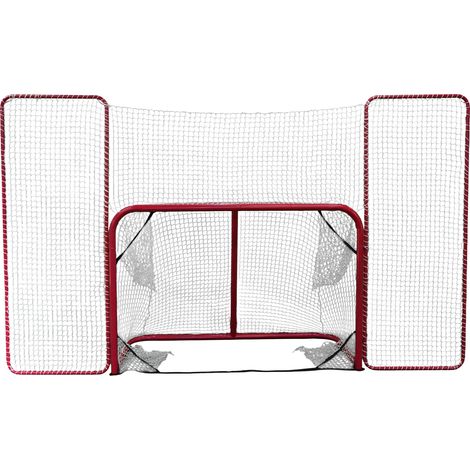 Prosport Eishockey Tor Premium mit Rückprallschutznetz 183x122x75cm (1/5)