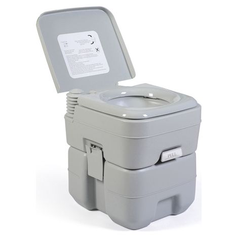 BIRCHTREE 20L Portable Toilet PT01 Grey