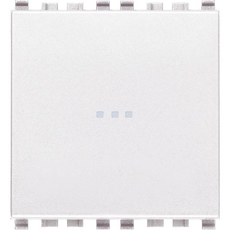 VIMAR - 20101.2.B Interruttore 1P 16AX assiale 2M bianco