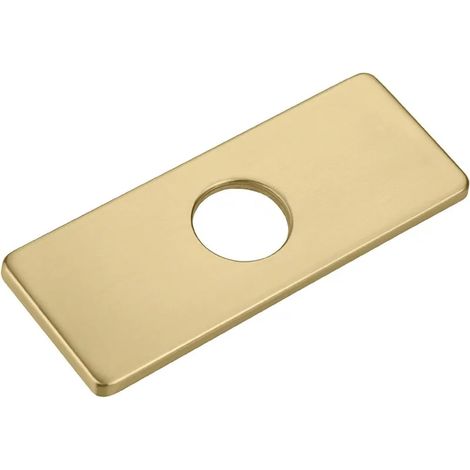 Plaque de finition en acier inoxydable (5 pièces) pour robinet (1/5)