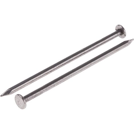 Clous à tête ronde à tête ronde RS PRO, diam. 65mm (Plat rond), en Acier ( Prix pour Sachet de 1 )