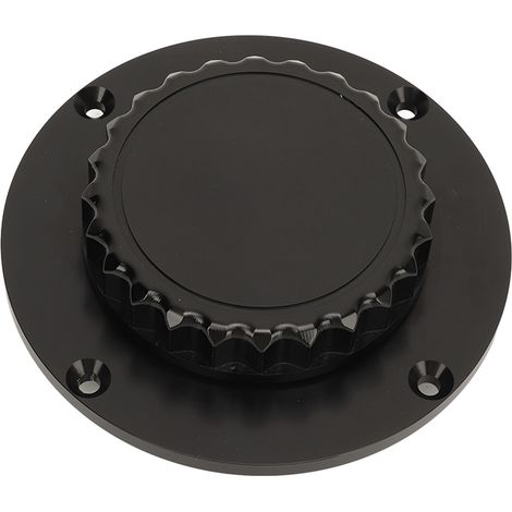 Bouchon réservoir carburant aluminium rotatif, couvercle essence pour K Series K1 K75 K100 K1100 RS RT S C LT, noir brillant (1/5)