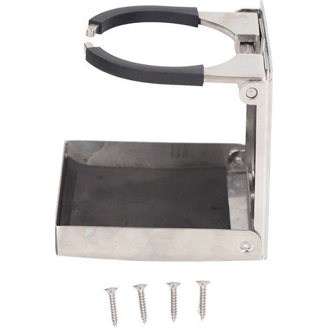 Porte-gobelet pliable réglable 53-80mm, boisson marine en acier inoxydable pour bateau et camion (1/5)