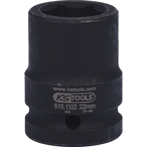 Douille à chocs 6 pans 3/4'', 22 mm - KSTOOL - 515.1322-E