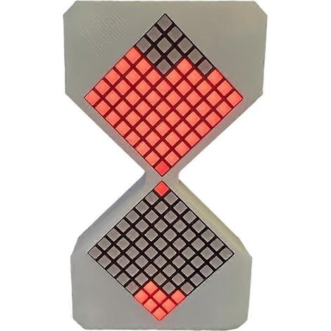 Elektronische Sanduhr, LED-Sanduhr, Ornament, rot (1/5)