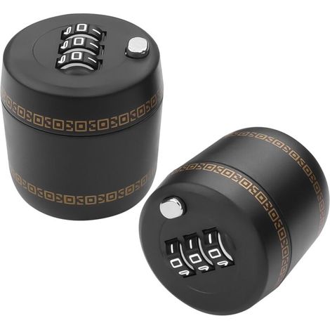 2 x Red Wine Bottle Combination Padlock with Password