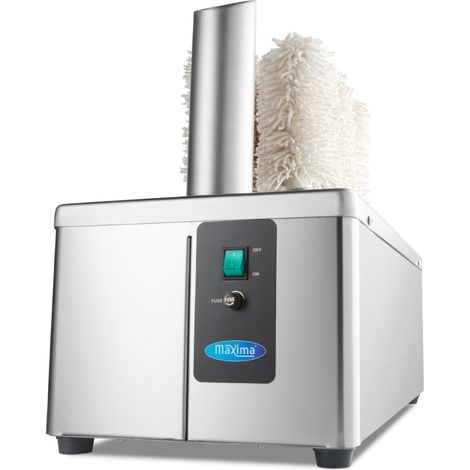 Polisseur de verres - 8 brosses - 600 verres/heure - Maxima