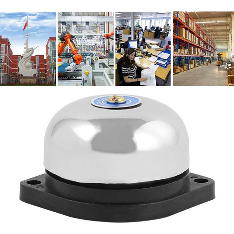 Sonnette électrique en acier inoxydable de 1 pouce avec déclencheur interne, anti-étincelles, 220 V, 5 W pour signal sonore (1/5)