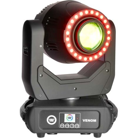 LIGHT4ME VENOM SPOT RING, testa mobile a LED da 200W per illuminazione scenica (1/5)