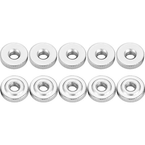 10Pcs GB807 M4 M5 M6 M8 M10 Handle Nut Knurled Thumb Nuts(M4)