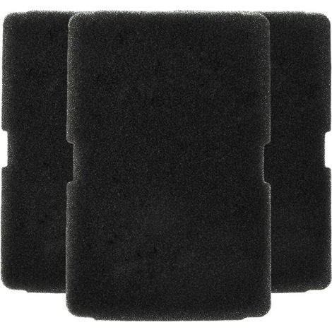 Lot de 3 Filtre Seche Linge, Filtres à Peluches Éponge de Rechange 240 x 150 x 10mm pour Beko Grundig Blomberg ElektraBregenz 2964840100, Tapis Filtrant pour Sèche-Linge à Pompe Chaleur