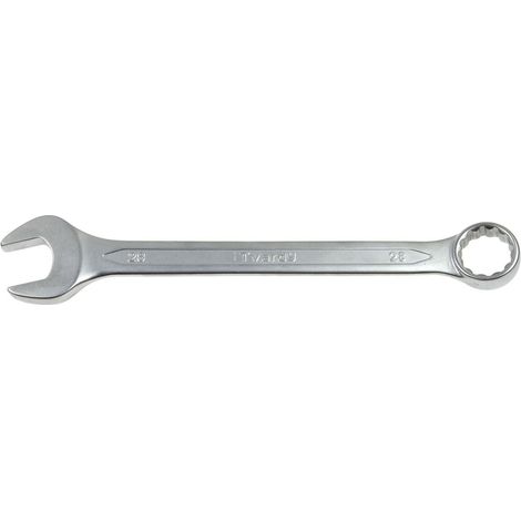 Llave fija de boca fija de 28 mm con acabado satinado CRV - CS DIN3113A (5/30) (1/2)